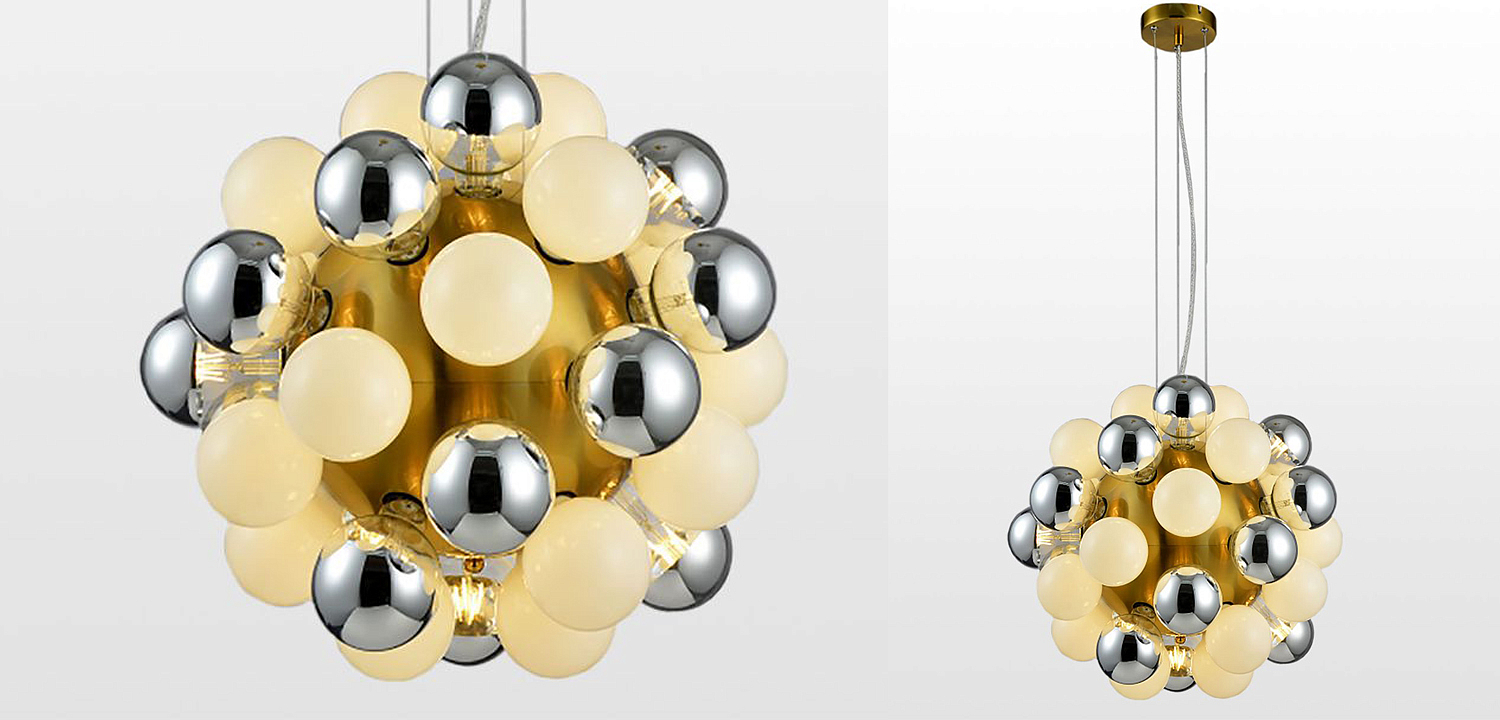 Люстра Korneli Chandelier white and smoky Люстра Korneli Chandelier white and smoky - Loft-Concept в Твери