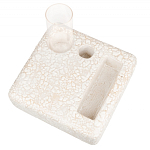 Керамический столик на деревянных ножках «Квадро» варинант исполнения - 1 | Loft Concept в Твери