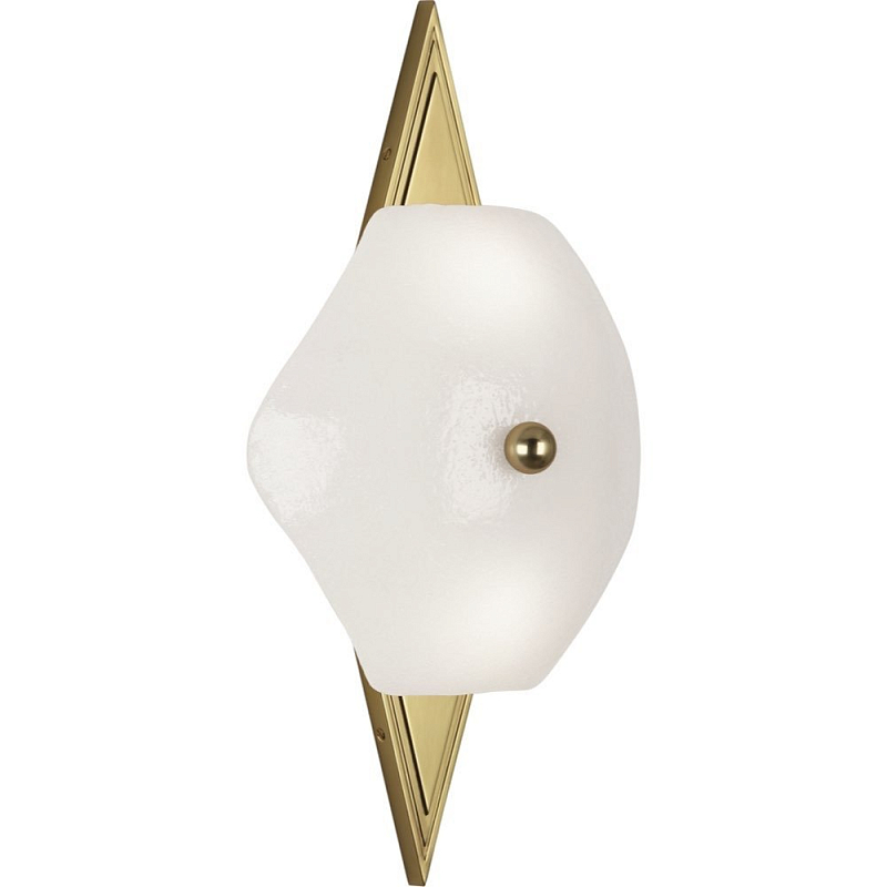 Бра Robert Abbey Vienna Wall Sconce Brass Латунь Белый в Твери | Loft Concept 