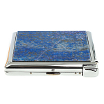Портсигар с газовой зажигалкой из натурального камня Лазурит Stone Cigarettes Cases варинант исполнения - 10 | Loft Concept в Твери