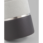 Пуф Mauldine с ящиком серо-черный с экокожей варинант исполнения - 3 | Loft Concept в Твери