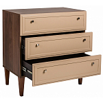 Комод бежевый из массива бука с 3-мя ящиками Wenge Light варинант исполнения - 3 | Loft Concept в Твери