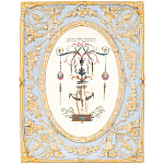 Декоративный постер в раме с рельефным растительным узором арабески New Collection of Arabesques Poster варинант исполнения - 3 | Loft Concept в Твери