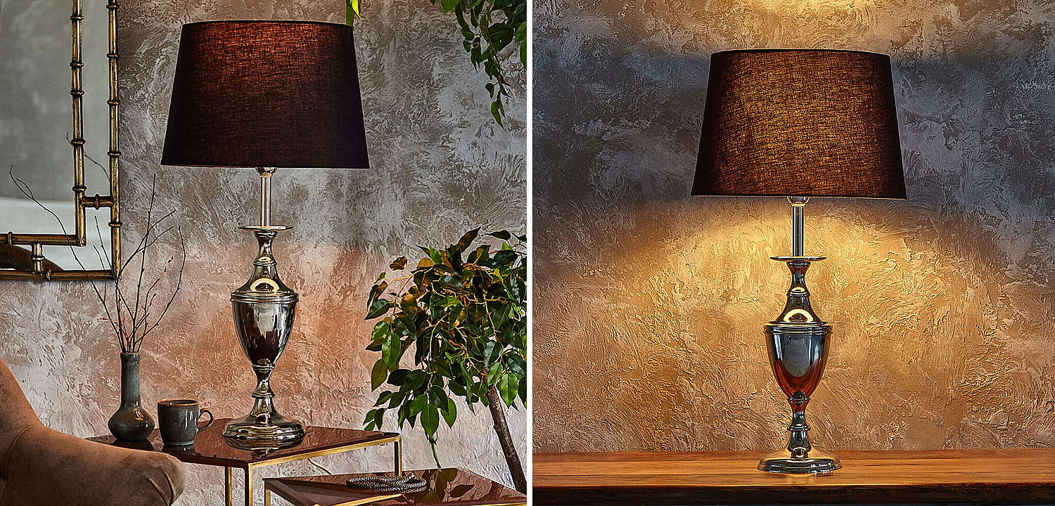 Настольная лампа с абажуром Blake Lampshade Table Lamp Настольная лампа с абажуром Blake Lampshade Table Lamp - Loft-Concept в Твери