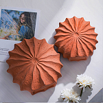 Ваза керамическая в виде круглой терракотовой морской раковины Galapagos варинант исполнения - 5 | Loft Concept в Твери