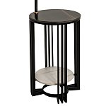 Торшер с абажуром и приставным столом Tore Lighting and Furniture Floor Lamp варинант исполнения - 2 | Loft Concept в Твери