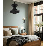 Подвесной вязаный черный светильник «Моника» варинант исполнения - 4 | Loft Concept в Твери