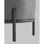 Пуф Стоун букле Fluffy темно-серый варинант исполнения - 4 | Loft Concept в Твери