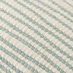 Чехол на подушку мятного цвета с бахромой и объемным узором Ethnic mix варинант исполнения - 2 | Loft Concept в Твери