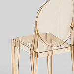 Прозрачный стул с янтарным оттенком LOUIS GHOST CHAIR варинант исполнения - 6 | Loft Concept в Твери