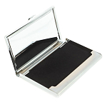 Визитница карманная металлическая с накладкой из натурального камня Яшма Stone Business Card Holders варинант исполнения - 3 | Loft Concept в Твери