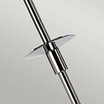 Подвесной светильник хромированного цвета с граненым прозрачным стеклянным плафоном Elstead Lighting варинант исполнения - 6 | Loft Concept в Твери