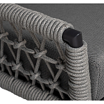 Диван двухместный уличный темно-серый Street Bliss варинант исполнения - 2 | Loft Concept в Твери