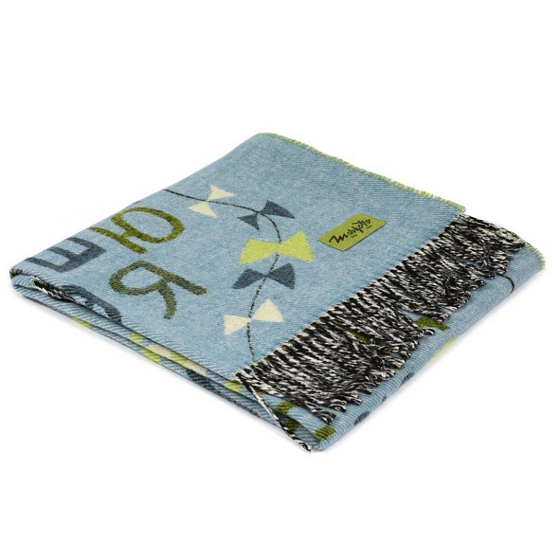 Плед ALP 1 Marzotto Серо-голубой в Твери | Loft Concept 