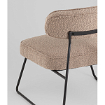 Кресло лаунж Kate букле капучино варинант исполнения - 3 | Loft Concept в Твери