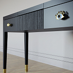 Туалетный стол - Трельяж Elsa Dreams Black 120 см варинант исполнения - 3 | Loft Concept в Твери