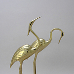 Статуэтка бронзовая пара Журавли Bronze Birds варинант исполнения - 1 | Loft Concept в Твери