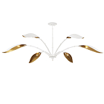 Люстра белая с плафонами в виде лепестков Delicate Flower варинант исполнения - 4 | Loft Concept в Твери