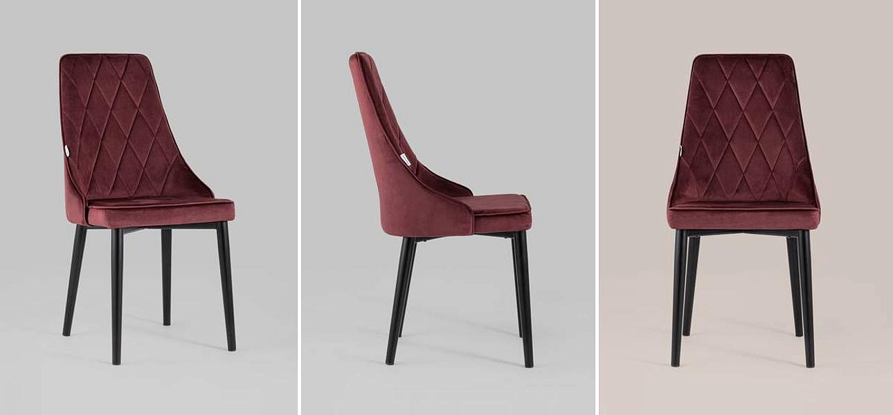 Стул Versailles Chair Цвет Винный Велюр Стул Versailles Chair Цвет Винный Велюр - Loft-Concept в Твери