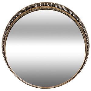 Круглое зеркало Mikayla Round Brass Mirror