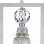 Торшер с прямоугольным тканевым абажуром на белом мраморном основании Silver Threads варинант исполнения - 2 | Loft Concept в Твери