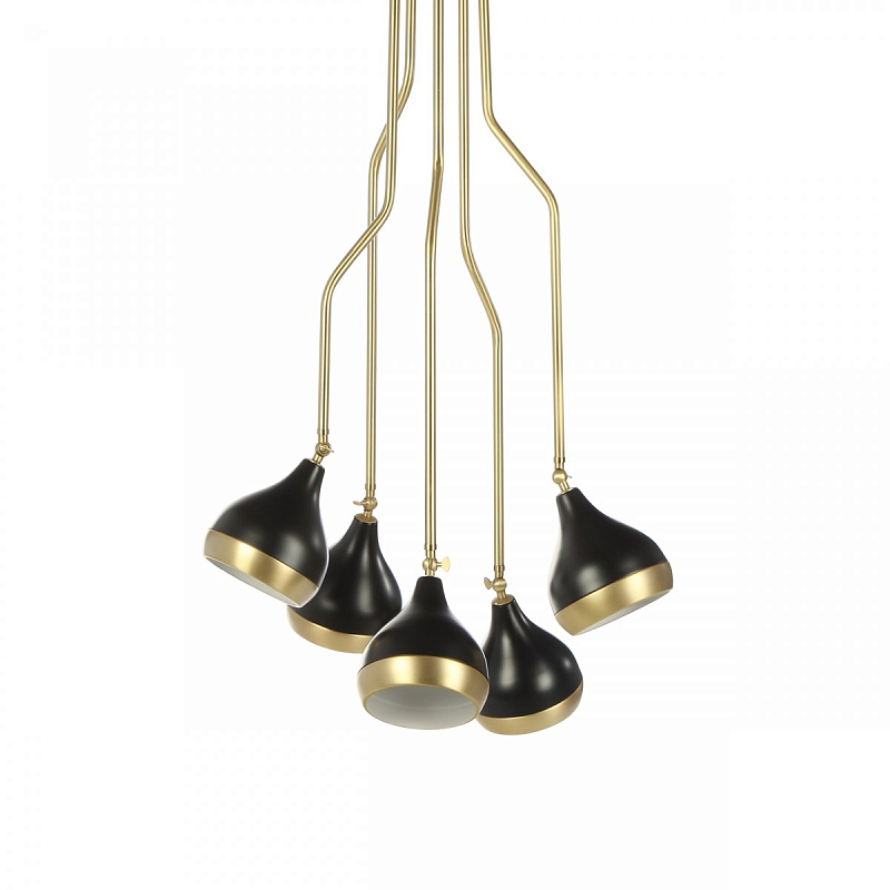 Потолочный светильник Delightfull Hanna Suspension Light Латунь Черный Потолочный светильник Delightfull Hanna Suspension Light Латунь Черный в Твери | Loft Concept