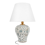 Настольная лампа с цветочной росписью Lamp Flower Painting варинант исполнения - 1 | Loft Concept в Твери