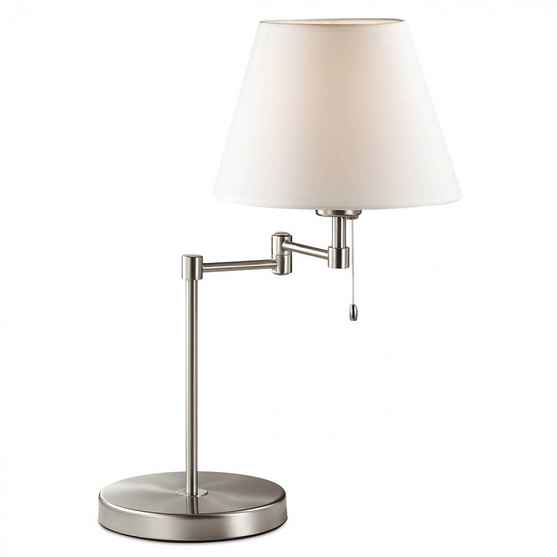 Настольная лампа Selvo Nickel Table lamp Белый Никель в Твери | Loft Concept 