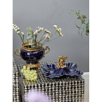 Менажница темно-синяя фарфоровая с бронзовой фигуркой ангела Eden Garden варинант исполнения - 5 | Loft Concept в Твери