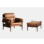 Пуф с каркасом из дерева и обивкой из кожи Furniture Medieval варинант исполнения - 1 | Loft Concept в Твери