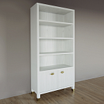 Книжный Стеллаж Elsa Dreams White с задней стенкой варинант исполнения - 2 | Loft Concept в Твери