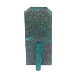 Часы погон ВС подарочные настольные из натурального камня Змеевик Military Clock варинант исполнения - 18 | Loft Concept в Твери