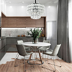 Люстра с хрустальными подвесками в виде капель Antoine Crystal Drops Chrome Chandelier 9 варинант исполнения - 3 | Loft Concept в Твери