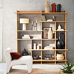 Ваза декоративная из натурального плетеного бамбука Bamboo Decor 32 варинант исполнения - 3 | Loft Concept в Твери