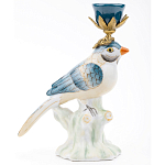 Фарфоровый подсвечник с птицей Eden Garden варинант исполнения - 2 | Loft Concept в Твери