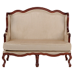 Диван двухместный из натурального бука бежевый Solid Luxury варинант исполнения - 1 | Loft Concept в Твери