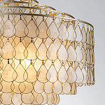 Люстра многоярусная с декором из натуральной морской ракушки Iridescent Light варинант исполнения - 4 | Loft Concept в Твери