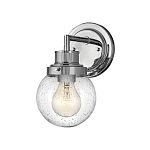 Бра для ванных комнат с прозрачным шарообразным плафоном из стекла с пузырьками на круглом основании Hinkley варинант исполнения - 6 | Loft Concept в Твери