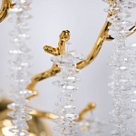 Бра золотого цвета с ветвями и хрустальными подвесками FAIRYTREE Light варинант исполнения - 5 | Loft Concept в Твери