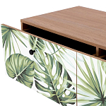 Длинная ТВ-тумба с принтом на ящиках Elise TV Stand варинант исполнения - 5 | Loft Concept в Твери