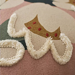 Подушка с цветочным принтом и кисточками Blooming Elegance Daisy варинант исполнения - 6 | Loft Concept в Твери