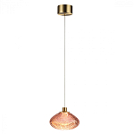 Подвесной светильник с прозрачным стеклянным плафоном округлой формы Effervia  варинант исполнения - 4 | Loft Concept в Твери