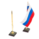 Настольный письменный набор из нефрита на ножках Executive Recruitment варинант исполнения - 4 | Loft Concept в Твери