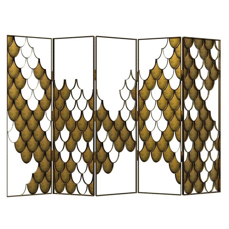Ширма BRABBU Koi II SCREEN Золотой в Твери | Loft Concept 