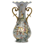 Ваза фарфоровая с попугаями Gaya варинант исполнения - 2 | Loft Concept в Твери