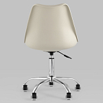 Офисный стул на металлическом основании EGGERY Beige варинант исполнения - 4 | Loft Concept в Твери