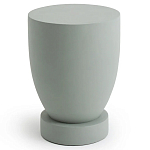 Приставной столик из массива манго Tom-tom Grey варинант исполнения - 1 | Loft Concept в Твери