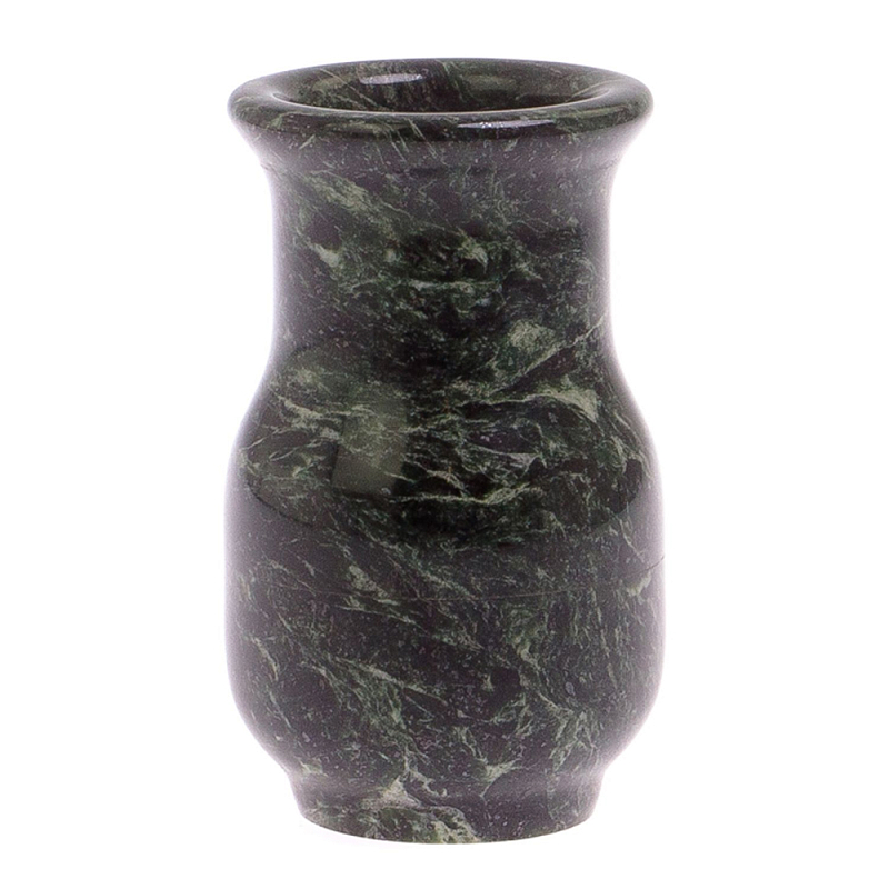 Ваза настольная для цветов из камня змеевик Vase Serpentine Змеевик Ваза настольная для цветов из камня змеевик Vase Serpentine Змеевик в Твери | Loft Concept